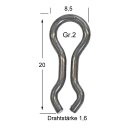 1000 rostfreie Stahlösen Gr. 2